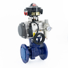 Pneumatic Fluorine Lined Ball Valve
