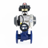 Pneumatic Fluorine Lined Ball Valve