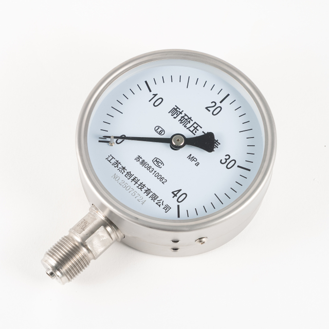 Anti Sulfur Stainless Steel Pressure Gauge