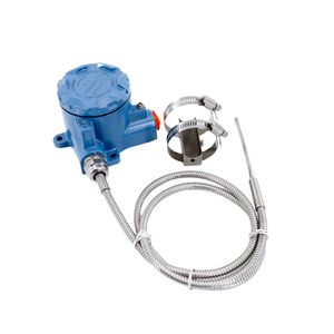 Clamp-on Integrated PT100 Pipe Wall Non-Invasive Temperature Transmitter