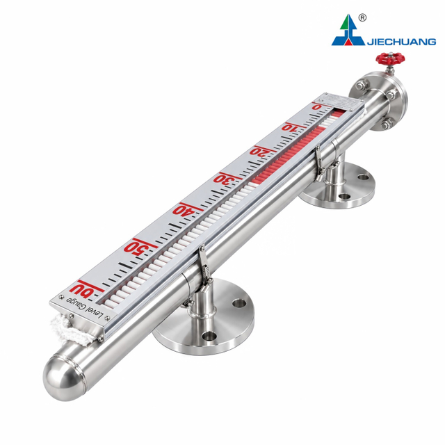 High Temperature Magnetic Flap Level Gauge, Magnetic Level Indicator with 4-20 Ma