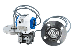 High Accuracy Intelligent Dual Flange Differential Pressure Transmitter 4-20mA + Hart Digital Display
