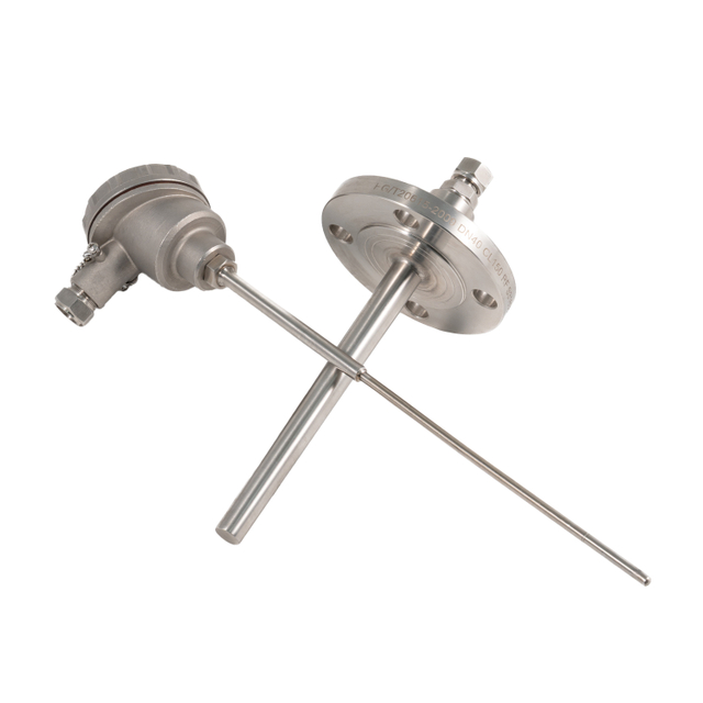  Flanged circumfusa Mineralis Insulated Pt100 RTD Temperature Sensorem cum Tapered Thermowell
