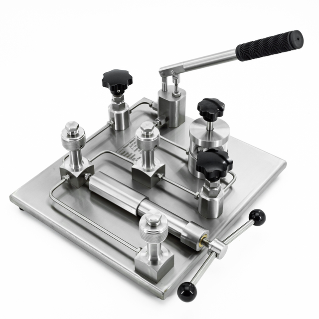Portable 0-10000psi Hydraulic Pressure Calibration Pump