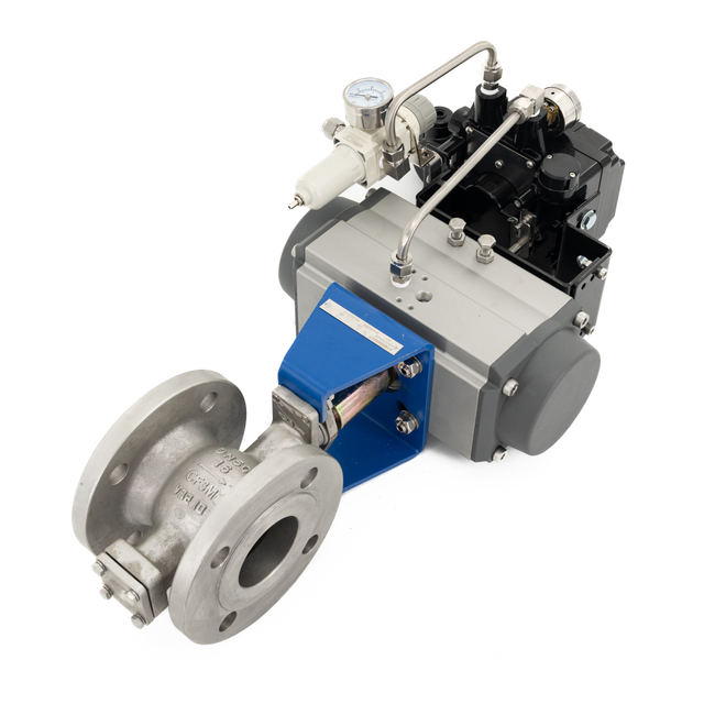 Pneumatic V-type Modulating Control Ball Valve