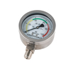 0~100kPa All Stainless Steel Liquid Filled Vibration Resistant Pressure Gauge 