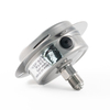 Dual Scale Panel Mount Shock Resistant Stainless Steel Pressure Gauge