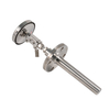 Industrial Adjustable Angle Bimetal Thermometer with 316SS Thermowell 100mm Dial