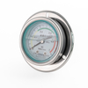 Stainless Steel Shock Resistant Pressure Gauge with Panel Mount
