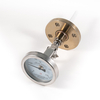 Flanged Anti-Corrosion Bimetal Thermometer with Sintered PTFE Lining