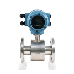 Explosion Proof Stainless Steel DN50 Integrated Electromagnetic Flow Meter with PTFE Lining