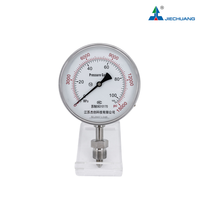 듀얼 스케일 고압 게이지 0-105 MPa 15000 Psi