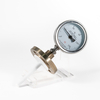 Flanged Anti-Corrosion Bimetal Thermometer with Sintered PTFE Lining