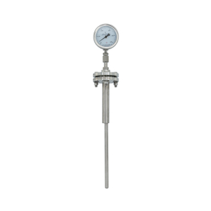 WSS Series Bimetallic Thermometer with Flanged Connection & Thermowell