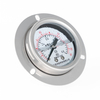 Dual Scale Panel Mount Shock Resistant Stainless Steel Pressure Gauge