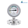 Diaphragm Compound Vacuum Pressure Gauge with PTFE Lining，Tantalum Diaphragm