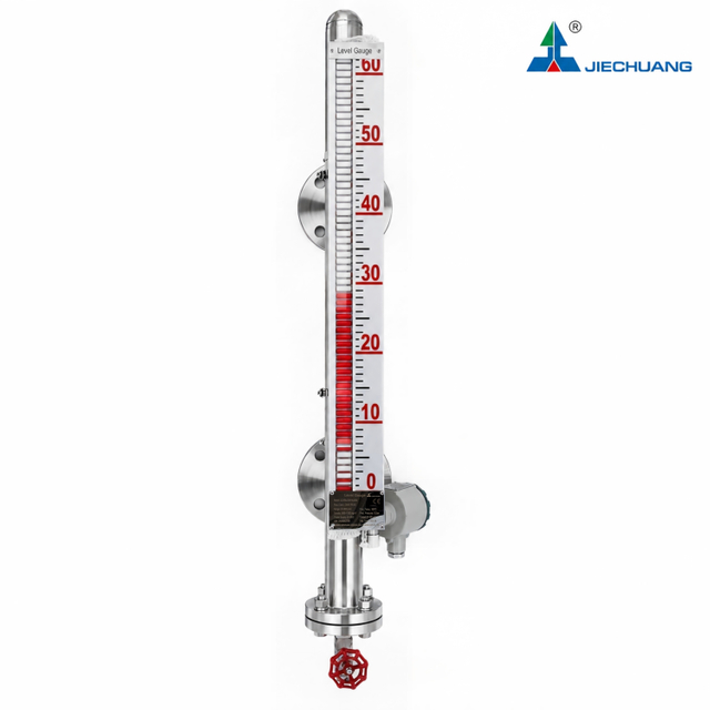High Temperature Magnetic Flap Level Gauge, Magnetic Level Indicator with 4-20 Ma