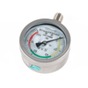 0~100kPa All Stainless Steel Liquid Filled Vibration Resistant Pressure Gauge 