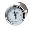 Industrial Adjustable Angle Bimetal Thermometer with 316SS Thermowell 100mm Dial