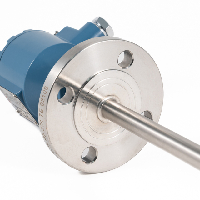 CREPITUS Probatur Pt100 RTD Temperature Sensor cum Flange et Praesidium Tube