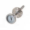 Industrial Adjustable Angle Bimetal Thermometer with 316SS Thermowell 100mm Dial