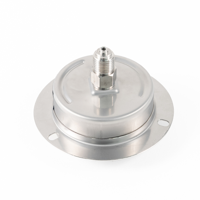 Dual Scale Panel Mount Shock Resistant Stainless Steel Pressure Gauge
