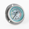 Stainless Steel Shock Resistant Pressure Gauge with Panel Mount